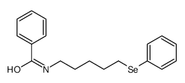 N-(5-phenylselanylpentyl)benzamide Structure