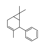 4,7,7-trimethyl-5-phenylbicyclo[4.1.0]hept-3-ene Structure