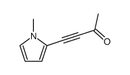 3-Butyn-2-one, 4-(1-methyl-1H-pyrrol-2-yl)- (9CI) structure