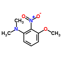 3-Methoxy-N,N-dimethyl-2-nitroaniline结构式