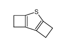 1,2,4,5-tetrahydrodicyclobuta(b,d)thiophene Structure