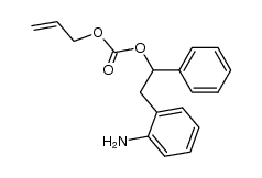 allyl α-phenyl-2-aminophenethyl carbonate结构式