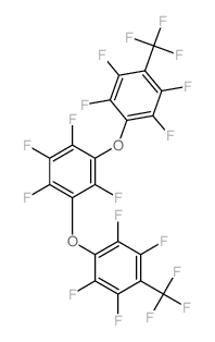 Benzene,1,2,3,5-tetrafluoro-4,6-bis[2,3,5,6-tetrafluoro-4-(trifluoromethyl)phenoxy]- structure