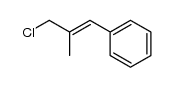 trans-(3-chloro-2-methylprop-1-enyl)benzene Structure