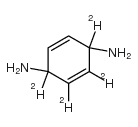 1,4-苯二胺-2,3,5,6-D4结构式