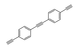 1-乙炔-4-[(4-乙炔苯基)乙炔]苯结构式