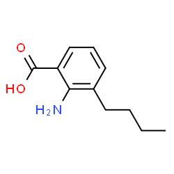 Benzoic acid, 2-amino-3-butyl- (9CI) Structure