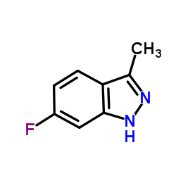 6-氟-3-甲基-1H-吲唑结构式