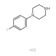 Piperazine,1-(4-fluorophenyl)-, hydrochloride (1:1) Structure