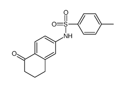 4-Methyl-N-(5-oxo-5,6,7,8-tetrahydronaphthalen-2-yl)benzenesulfonamide Structure