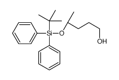 (4R)-4-[tert-butyl(diphenyl)silyl]oxypentan-1-ol结构式