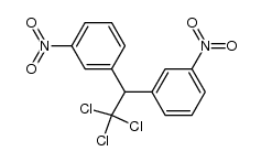 1,1,1-trichloro-2,2-bis-(3-nitro-phenyl)-ethane结构式