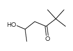 5-hydroxy-2,2-dimethyl-hexan-3-one Structure