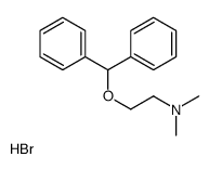 2-benzhydryloxy-N,N-dimethylethanamine,hydrobromide结构式