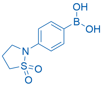 (4-(1,1-Dioxidoisothiazolidin-2-yl)phenyl)boronic acid picture