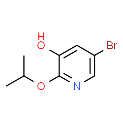 5-Bromo-2-(propan-2-yloxy)pyridin-3-ol结构式