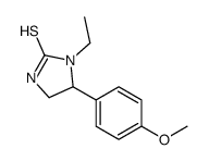 1-Ethyl-5-(4-methoxyphenyl)-2-imidazolidinethione结构式