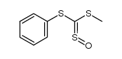 (Z)-1-(methylthio)-1-phenylthio-1-sulfinylmethane结构式