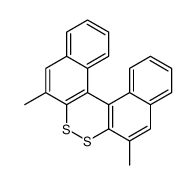 Dinaphtho2,1-c:1,2-e1,2dithiin, 2,5-dimethyl- Structure