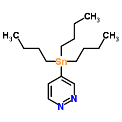 4-(三丁基锡烷基)哒嗪结构式