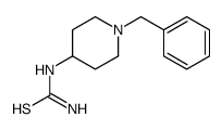 (1-benzylpiperidin-4-yl)thiourea结构式