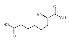 D-α-Aminosuberic acid structure