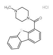 dibenzothiophen-4-yl-(4-methylpiperazin-1-yl)methanone hydrochloride结构式