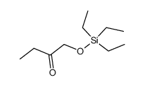 1-((triethylsilyl)oxy)butan-2-one结构式