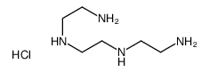 N'-[2-(2-aminoethylamino)ethyl]ethane-1,2-diamine,hydrochloride Structure