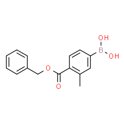 4-(Benzyloxycarbonyl)-3-methylphenylboronic acid Structure