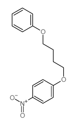 Benzene,1-nitro-4-(4-phenoxybutoxy)-结构式