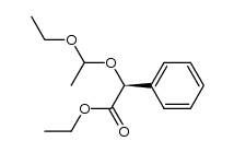 (2S)-ethyl 2-(1-ethoxyethoxy)-2-phenylacetate Structure