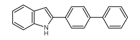 2-biphenyl-4-yl-1h-indole Structure