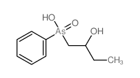 2-Butanol,1-(hydroxyphenylarsino)-, As-oxide (8CI) structure