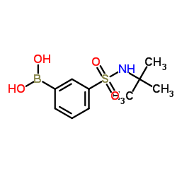 3-(tert-Butylaminosulphonyl)benzeneboronic acid Structure