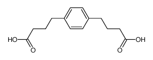 1,4-bis(γ-carboxypropyl)benzene结构式