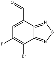 7-bromo-6-fluorobenzo[c][1,2,5]thiadiazole-4-carbaldehyde structure