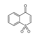 4H-1-Benzothiopyran-4-one 1,1-dioxide structure