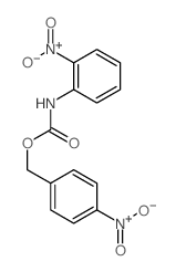 Carbanilic acid,o-nitro-, p-nitrobenzyl ester (8CI) Structure
