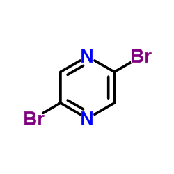 2,5-二溴吡嗪结构式