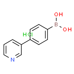 4-(3-Pyridyl)phenylboronic Acid Hydrochloride	(contains varying amounts of Anhydride) Structure