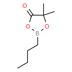 1-Butyl-4,4-dimethyl-1-bora-2,5-dioxacyclopentan-3-one structure