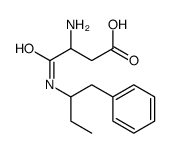 3-amino-4-oxo-4-(1-phenylbutan-2-ylamino)butanoic acid结构式