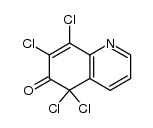 5,5,7,8-tetrachloro-5H-quinolin-6-one Structure