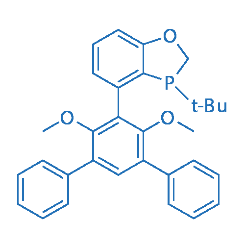 3-(叔丁基)-4-(4',6'-二甲氧基-[1,1':3',1''-三联苯基]-5'-基)-2,3-二氢苯并[d][1,3]氧磷杂环戊二烯结构式