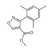 4-Isoxazolecarboxylicacid,3-(2,4,6-trimethylphenyl)-,methylester(9CI)结构式