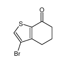 3-溴-5,6-二氢苯并[B]噻吩-7(4H)-酮结构式