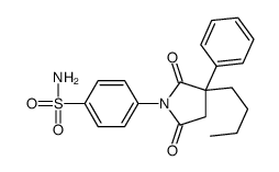 4-(3-butyl-2,5-dioxo-3-phenylpyrrolidin-1-yl)benzenesulfonamide Structure