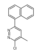3-chloro-4-methyl-6-naphthalen-1-yl-pyridazine Structure