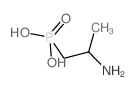 Phosphonicacid, P-(2-aminopropyl)- Structure